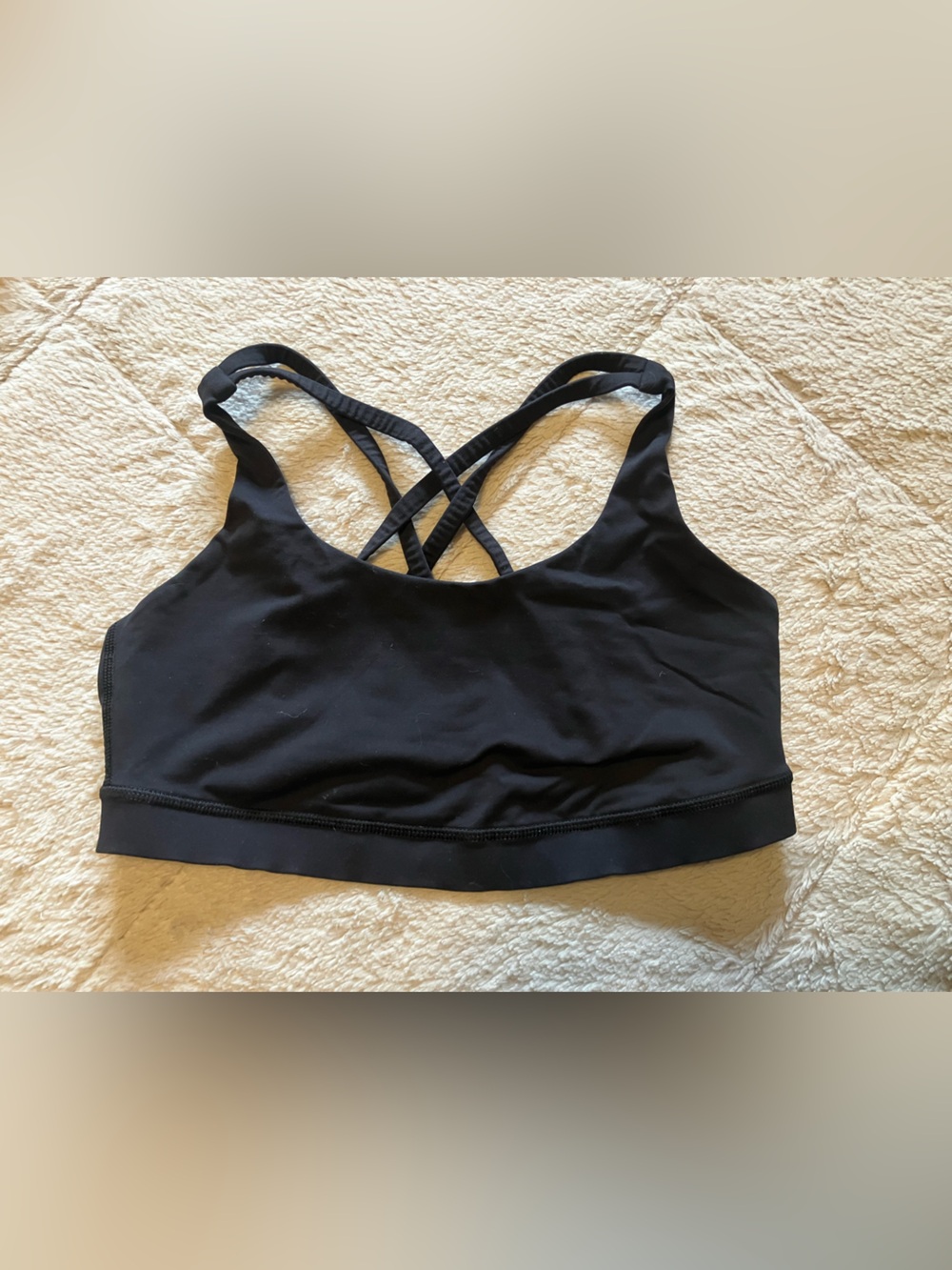 🍋lululemon athletica - Energy bra - Black - women’s sz 8(?)